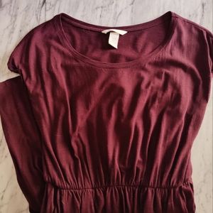 H&M Merlot colored dress
